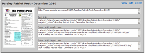 example of Youblisher pdf document code